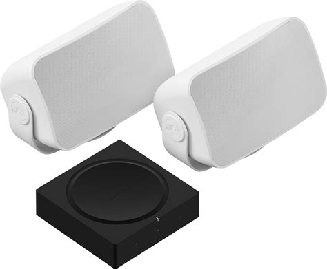 Weatherproof Outdoor Speaker Set and Amp | Sonos