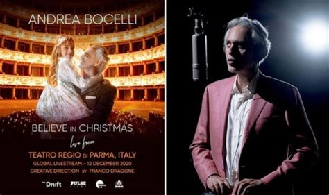 Andrea Bocelli announces livestream Believe in Christmas concert – How ...