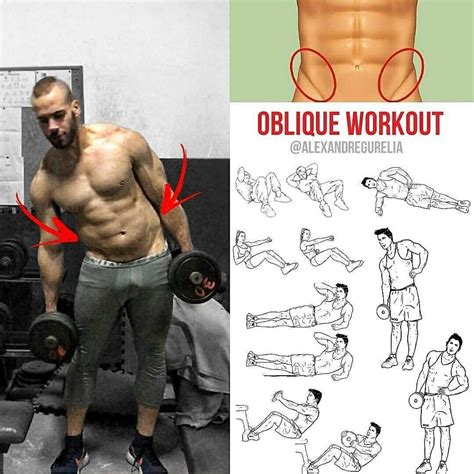 The Best Obliques Exercises | Training & Diet | Oblique workout, Total body workout routine ...