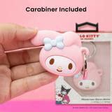 iFace Licensed Apple AirTag Cute Special Silicone Character Protective Cover with Carabiner ...