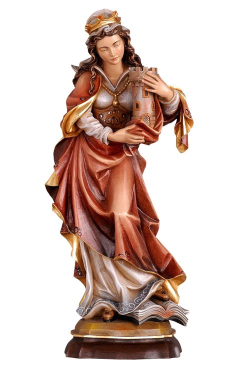 Saint Barbara Statue – Italian Wood Carvings