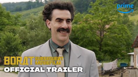 Borat Subsequent Moviefilm - Official Trailer | Prime Video - YouTube