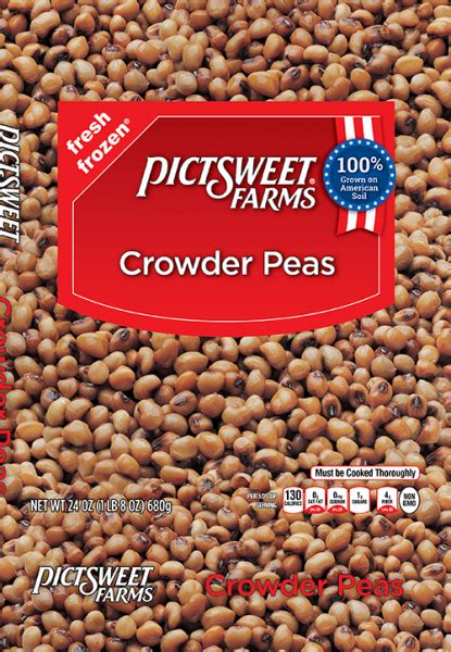 Crowder Peas - Clear Bag - Vegetables - PictSweet Farms