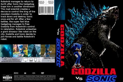 Godzilla vs Sonic DVD cover by SteveIrwinFan96 on DeviantArt