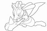 Lucario coloring Pages To Download And Print For free sketch template