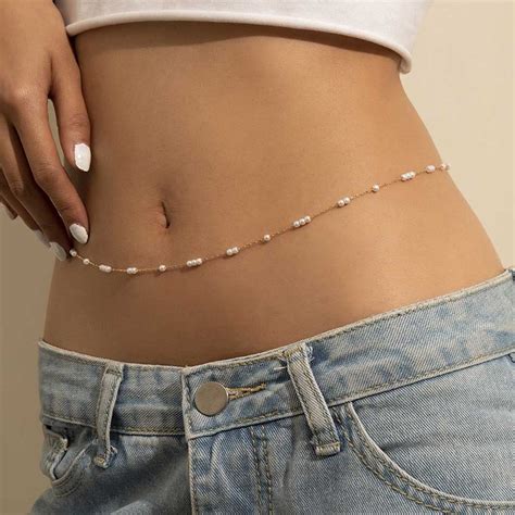 Waist Chain Fashion Cross Decor Belly Chain Body Chain Body Jewelry For ...