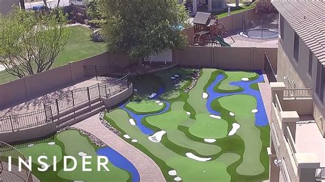 Turn Your Backyard Into A Mini Golf Course - YouTube