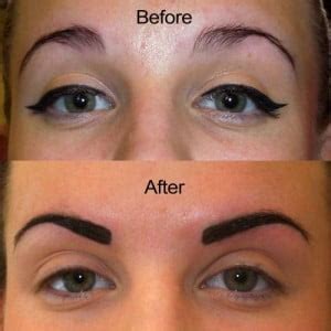 Semi or Easy Eyebrow Tattoo: Cost And Before After Photos