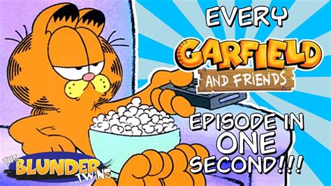 Every Garfield & Friends Episodes in 1 Second!! - YouTube