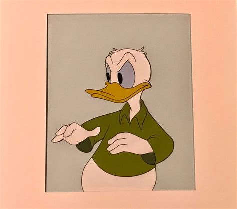 Vintage Donald Duck Animation Production Cel 1950s Hand-inked Production Cel - Etsy