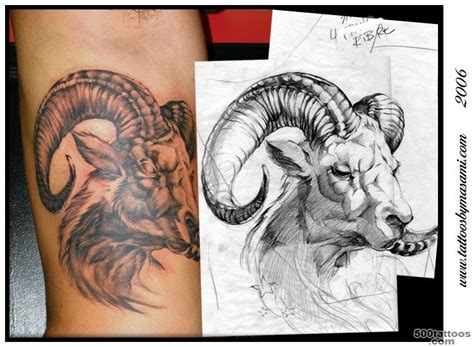 Pin Ram Tattoo Best Eye Catching Tattoos on Pinterest_1 | Tattoo goat, Ram tattoo, Aries tattoo