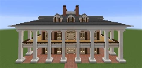 Oak Alley Plantation House Minecraft Map