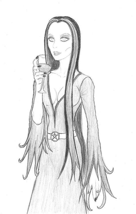 Morticia Addams by Underdell on DeviantArt