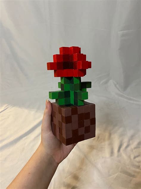 Diy Minecraft Flower - Do It Yourself