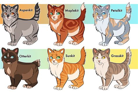 warrior cat kit adoptables closed by ClimbToTheStars on DeviantArt