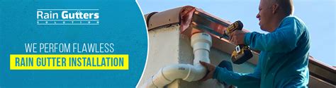 Rain Gutter Installation - Rain Gutters Solution