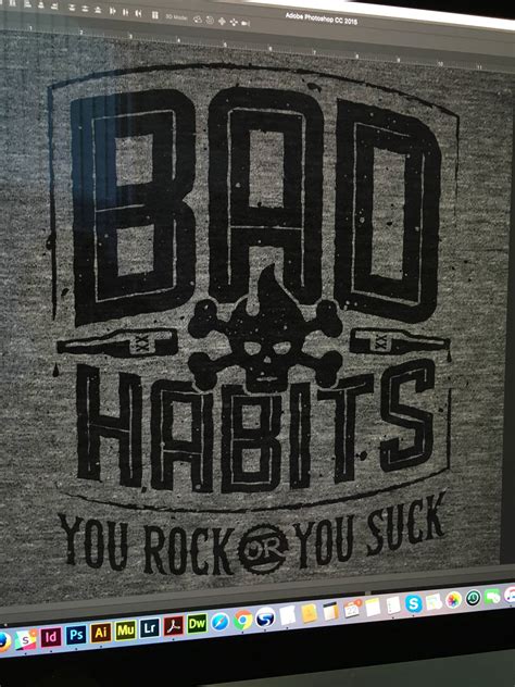 jamie borders - Bad Habits Band Merch