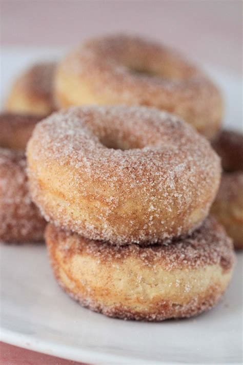 Baked Cinnamon Sugar Donuts (Super Fluffy) - Cooked by Julie