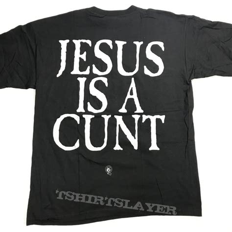 Cradle of Filth - Jesus Is A Cunt shirt | TShirtSlayer TShirt and BattleJacket Gallery