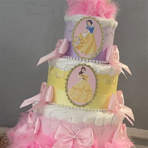 Princess Diaper Cake - Etsy