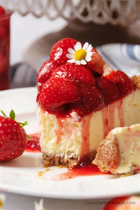 Philadelphia Strawberry Cheesecake