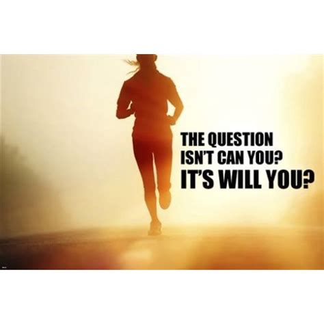 Woman Running Great Motivational Poster Quote 24X36 Sensational Inspiring - Walmart.com ...