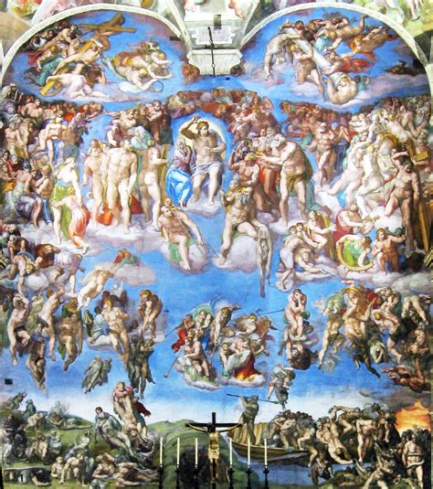 Giudizio Universale :: Cappella Sistina :: Roma | Michelangelo art ...