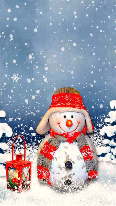 Snowman Wallpaper | Merry Christmas Background