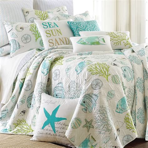 Levtex Home Biscayne Reversible Quilt Set | Beach bedding, Beachy ...