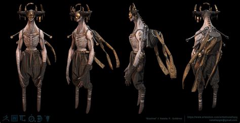 ArtStation - Nephilim, Natalia P. Gutiérrez | Character design, Art corner, 3d characters