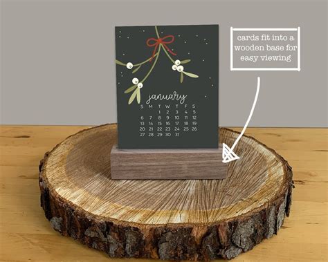 2023 Easel Floral Desk Calendar With Stand Floral Calendar - Etsy