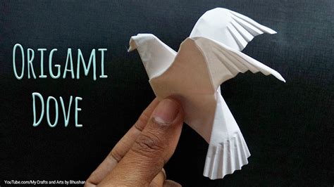 Tutorial on Origami Dove 🕊 or Pigeon || How to make an origami bird easily - YouTube