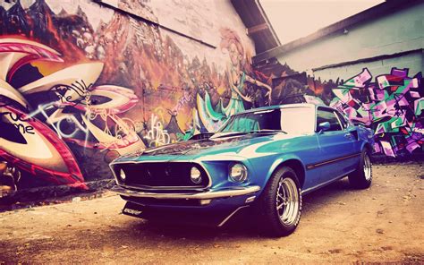 Wallpaper : mobil, kendaraan, Ford Mustang, coretan, Mobil antik, klasik, 1920x1200 px ...