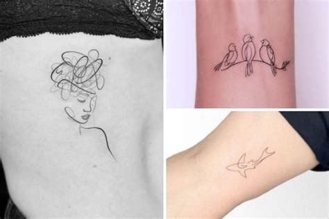 45 Simple Yet Impressive One-line Tattoos - Our Mindful Life