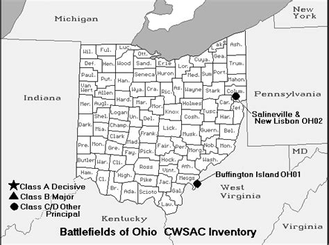 Ohio Civil War Battlefield Map – Access Genealogy