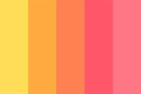 sweet tangerine Color Palette