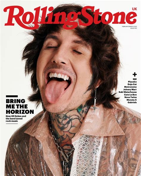 Bring Me The Horizon are Rolling Stone UK’s cover star for their third issue. Magazine cover ...