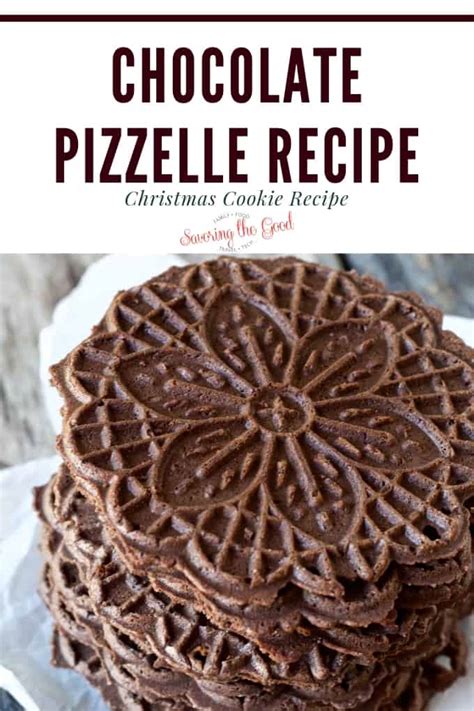 Best Dark Chocolate Pizzelle Recipes | Deporecipe.co