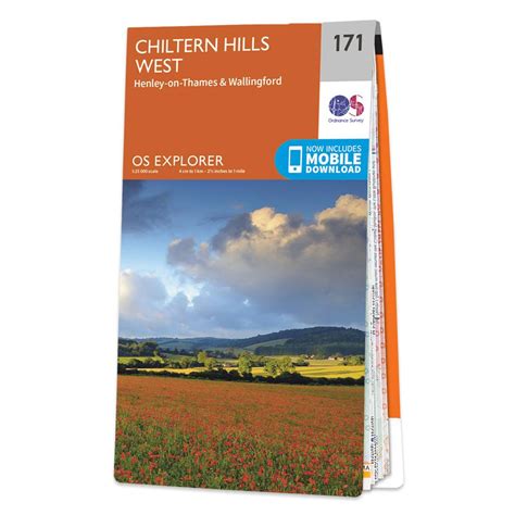 OS Map of Chiltern Hills West | Explorer 171 Map | Ordnance Survey Shop