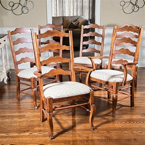 (6pc) ETHAN ALLEN DINING CHAIRS