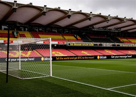 Billboard at Watford FC stadium Vicarage, the club that ended Liverpool ...