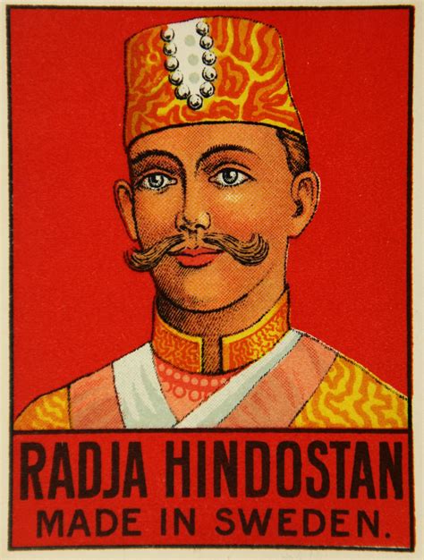 Radja Hindostan - Sweden | Matchbox art, Matchbox, Antique prints