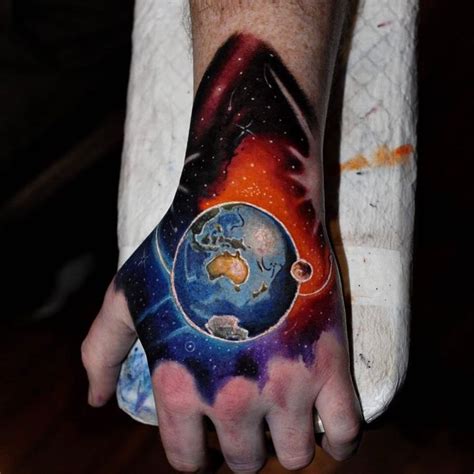 You’ve got the world in your hands 🌍 Tattoo by @fabz_art | Hand tattoos ...