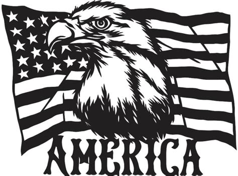 american flag eagle Free DXF Files download & Vectors - Free Vector