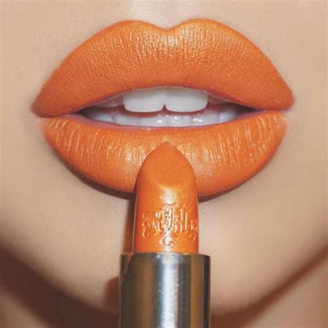 Lipstick Shades, Lipstick Colors, Lip Colors, Orange Lipstick, Neon Lipstick, Lip Makeup ...