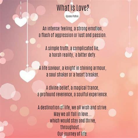 What is Love? Poem by Upasna Pathak