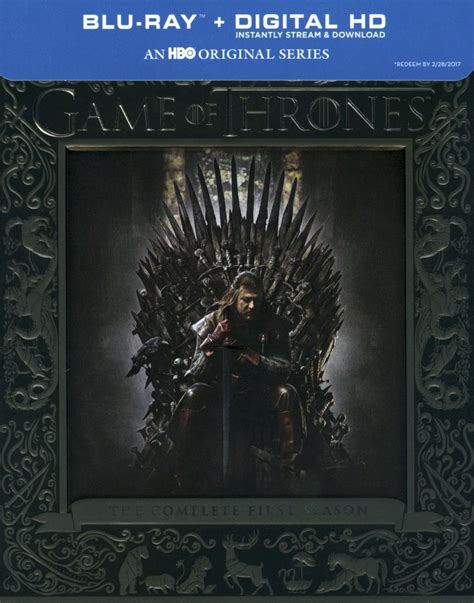 Game of Thrones: The Complete First Season (Blu-Ray + Digital) | Blu ...