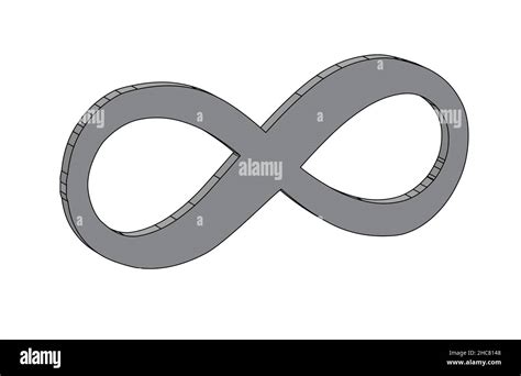 The math symbol for infinity in 3D Stock Photo - Alamy