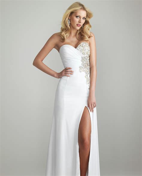 White Gorgeous Dress | knittingaid.com