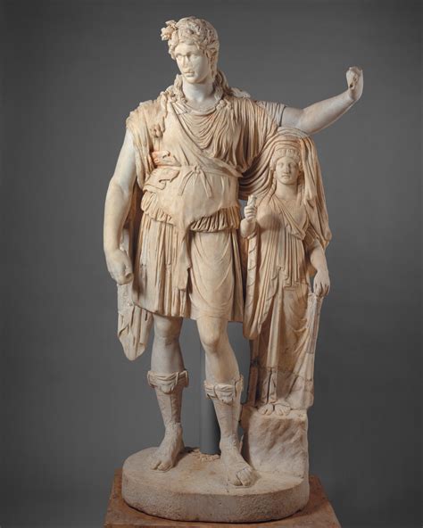 Restored by Pacetti, Vincenzo | Statue of Dionysos leaning on a female figure ("Hope Dionysos ...